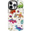 AppleKing lesklý transparentný kryt s motívom pre iPhone 14 Pro - dinosaury - možnosť vrátiť tovar ZADARMO do 30tich dní