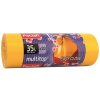 PACLAN Vrecia na odpad AROMA s vôňou, zaťahovacie uši 35L - 14ks (žlté), 15µ, HDPE