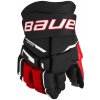 Hokejové rukavice Bauer Supreme M3 Black/Red Junior 11 palcov