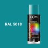 HQS akrylová farba v spreji 400 ml RAL 5018 lesklá