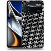 Picasee silikónový čierny obal pre Xiaomi Poco M4 Pro - Separ - White On Black 2