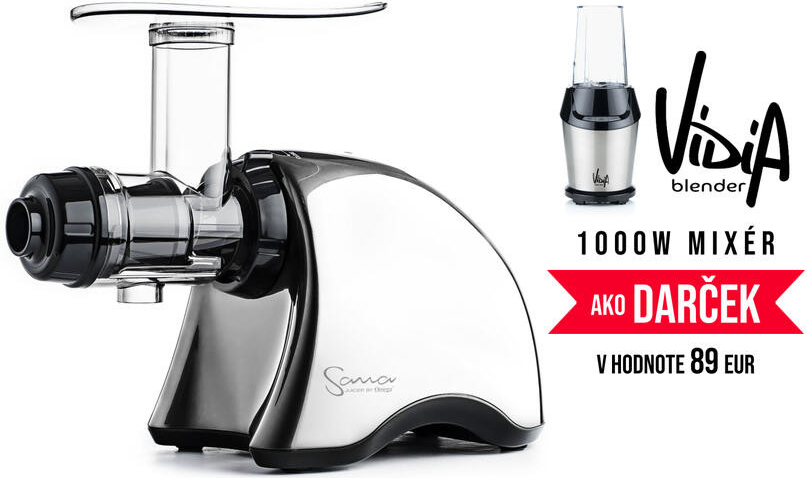 Sana Juicer 707 strieborná lesk