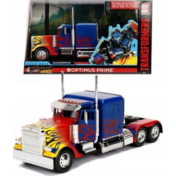 Dickie Toys Jada Toys Transformers T1 Optimus Prime autíčko mierka modré/červené 1:24