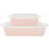 GREEN GATE Zapekacia misa Alice Pale Pink Small – set 2 ks