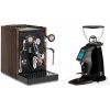 Biepi Sara PID, black/wood + Rocket Espresso SPLUGA, black