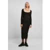 Urban Classics Long Knit Dress Black
