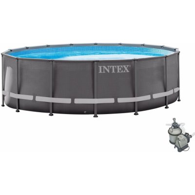 Intex_C Záhradný bazén INTEX 26330 Ultra Frame 549 x 132 cm piesková filtrácia 26330