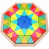 TOOKY TOY Osemuholníkové puzzle Drevená vzdelávacia mozaika (73 párov)