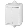 Prepínač striedavý dvojitý IP 44 ABB 3553-52929 B