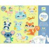 Djeco Kreatívna sada vodná mozaika Furry friends uni