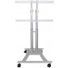 Neomounts PLASMA-M1200 - Vozík - pre plochý panel - strieborná - veľkosť obrazovky: 27