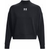 Dámska funkčná mikina cez hlavu Under Armour RIVAL TERRY MOCK CREW W čierna 1379496-001 - S