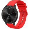 Remienok Solid Wristband červený pre Garmin Vivomove 3 (20mm)