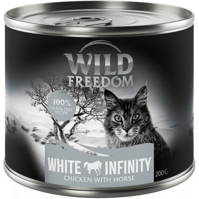 Výhodné balenie Wild Freedom Adult 12 x 200 g - White Infinity - konské & kuracie