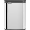 Brabantia Kozmetický kôš, 4 l, strieborný, softclose, 222788