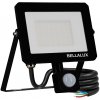 LED reflektor Halogénový vonkajší reflektor 30W 2700lm 4000K Neutrálny so senzorom pohybu a súmraku čierny IP65 IK06 Vital Bellalux