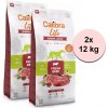 Calibra Dog Life Junior Large Fresh Beef 2 x 12 kg