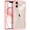 Techsuit - ColorVerse 360 Series kryt + ochranné sklo pre iPhone 17 - ružový