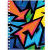 Herlitz Neon Art blok poznámkový štvorčekový A5 100 listov
