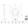 BOSCH Brzdový kotúč plny Ø272mm 0 986 479 G30