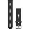 Garmin Quick Release 20mm, silikonový šedý, stříbrná přezka 010-11251-1N