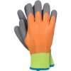 Zimné latexom potiahnuté rukavice ORANGE DUAL WIN
