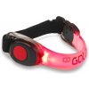 Gato Neon LED Armband bezpečnostné svetlo Red