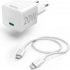 HAMA set: rýchla USB nabíjačka USB-C PD 20 W + kábel USB-C Lightning 1 m