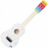 small foot Drevená gitara s bodkami