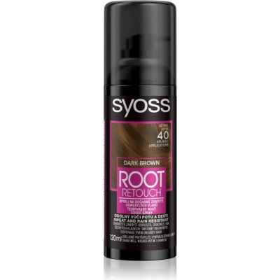 Syoss Root Retoucher tónovacia farba na odrasty v spreji odtieň Dark Brown 120 ml