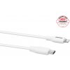 AVACOM MFIC-120W kabel USB-C - Lightning, MFi certifikace, 120cm, bílá DCUS-MFIC-120W