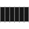 vidaXL 6-panelový paraván čierny 300 x 180 cm