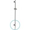 Sapho Posuvný držiak sprchy, vývod vody, 720mm, chróm 1202-08