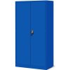 Kovová dielenská skriňa so zásuvkami SZYMON, 920 x 1850 x 500 mm, modrá