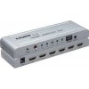 PremiumCord 4Kx2K@60Hz HDMI switch 5:1 kovový s diaľkovým ovládačom a napájacím adaptérom, khswit51e