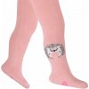 Vzorované pančuchy WOLA JEŽKO ružové Veľkosť: 62-74
