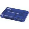 Hama USB 2.0 Multi Card Reader 35 in 1, blue 55348