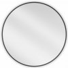 Mexen Loft zrkadlo kúpeľňové okrúhle 70 cm, čierny rám - 9850-070-070-000-70