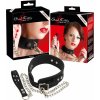 WHIPS Leather Collar with Leash for Her, obojok s odopínacím vodítkom