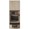 Meblar Regál do obývačky MEGA ME5 dub sonoma drevo 80 cm x 212 cm x 55 cm