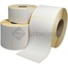Labelea Samolepiace etikety kruh 30x30 mm biele papierové pre termotransfer, 3000 etikiet na rolke, Farba etikiet Biela, Vnútorný priemer dutinky 76 mm EKM999030W030