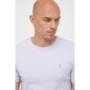 Bavlnené tričko Polo Ralph Lauren pánske, fialová farba, jednofarebné, 710671438