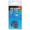 10ks - Rovnátka na Háčik Giants Fishing Line Aligner Long Shank Large Brown