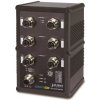 PLANET vodotěsný průmyslový L3 switch, 6xGE M12, -40~75°C, 9-48VDC, IP67, EN50155