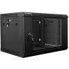 LAE 19“ nástenná skriňa Lanberg 6U 600x450 čierna wf01-6406-10b