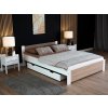 Posteľ DMD3 120x200cm biela+dub sonoma