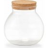 Zeller Objemná sklenice s korkem, 1050 ml