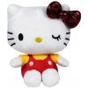 Plyšák Hello Kitty 50. výročí 22 cm Červená