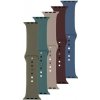 5x set silikonových řemínků FIXED Silicone Strap pro Apple Watch 38/40/41mm v různých barvách, varia FIXSST-436-5SET1