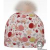 Dráče Dievčenské zimné funkčné čiapky Dráča - Flavio 133, šnečkové Farba: Biela, Veľkosť: S 50-52